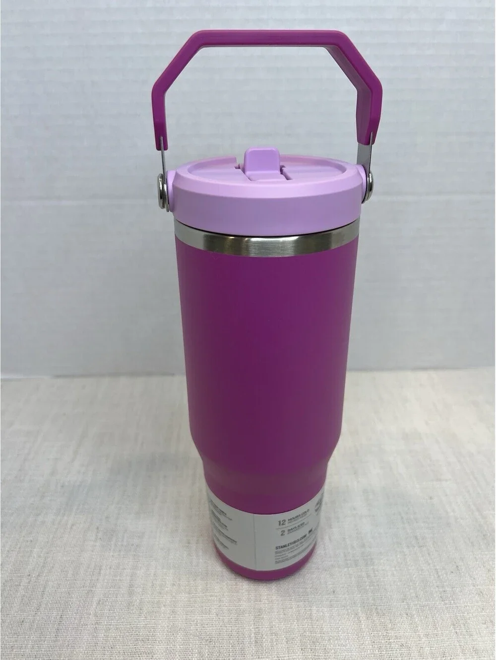 Stanley IceFlow Flip Straw Insulated Tumbler w/ Handle | 30 oz Dark Blossom